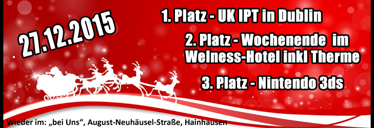 Pokerturnier am 03.02.2012